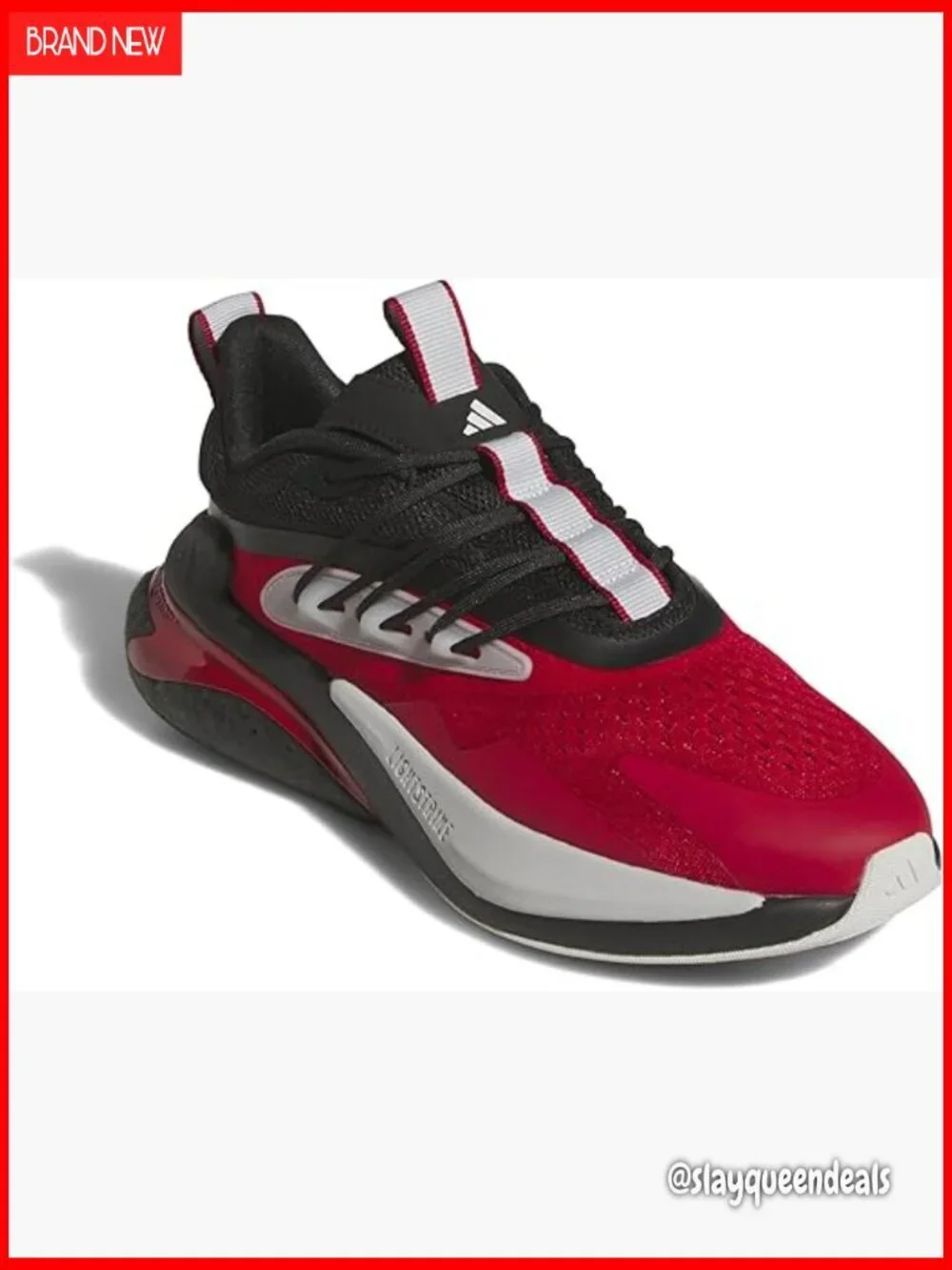 Men's Running Sneakers with BOOST Cushioning, Lace-Up Athletic Shoes